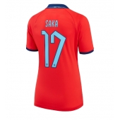 England Bukayo Saka #17 Udebanetrøje Dame VM 2022 Kortærmet