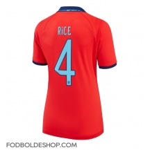 England Declan Rice #4 Udebanetrøje Dame VM 2022 Kortærmet