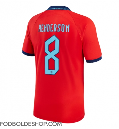 England Jordan Henderson #8 Udebanetrøje VM 2022 Kortærmet