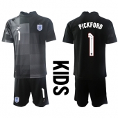 England Jordan Pickford #1 Målmand Hjemmebanetrøje Børn VM 2022 Kortærmet (+ Korte bukser)