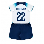 England Jude Bellingham #22 Hjemmebanetrøje Børn VM 2022 Kortærmet (+ Korte bukser)