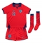 England Jude Bellingham #22 Udebanetrøje Børn VM 2022 Kortærmet (+ Korte bukser)