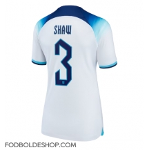 England Luke Shaw #3 Hjemmebanetrøje Dame VM 2022 Kortærmet