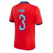 England Luke Shaw #3 Udebanetrøje VM 2022 Kortærmet