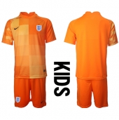 England Målmand Udebanetrøje Børn VM 2022 Kortærmet (+ Korte bukser)