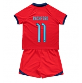 England Marcus Rashford #11 Udebanetrøje Børn VM 2022 Kortærmet (+ Korte bukser)