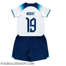 England Mason Mount #19 Hjemmebanetrøje Børn VM 2022 Kortærmet (+ Korte bukser)