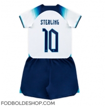 England Raheem Sterling #10 Hjemmebanetrøje Børn VM 2022 Kortærmet (+ Korte bukser)