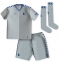 Everton Ashley Young #18 Tredjetrøje Børn 2023-24 Kortærmet (+ Korte bukser)