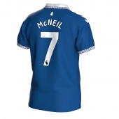 Everton Dwight McNeil #7 Hjemmebanetrøje 2023-24 Kortærmet