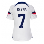 Forenede Stater Giovanni Reyna #7 Hjemmebanetrøje Dame VM 2022 Kortærmet