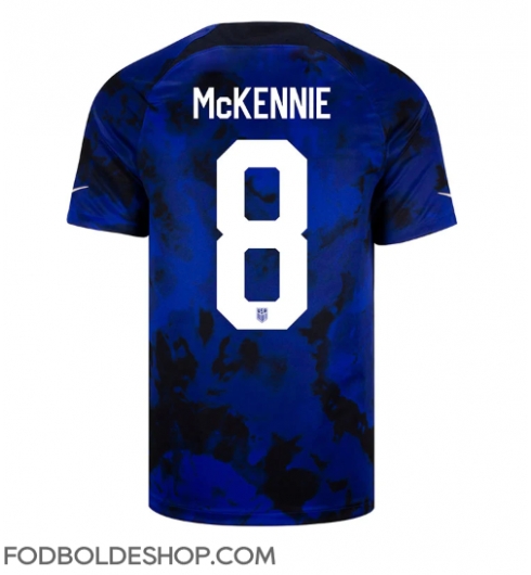 Forenede Stater Weston McKennie #8 Udebanetrøje VM 2022 Kortærmet