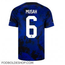 Forenede Stater Yunus Musah #6 Udebanetrøje VM 2022 Kortærmet
