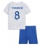 Frankrig Aurelien Tchouameni #8 Udebanetrøje Børn VM 2022 Kortærmet (+ Korte bukser)