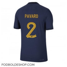 Frankrig Benjamin Pavard #2 Hjemmebanetrøje VM 2022 Kortærmet