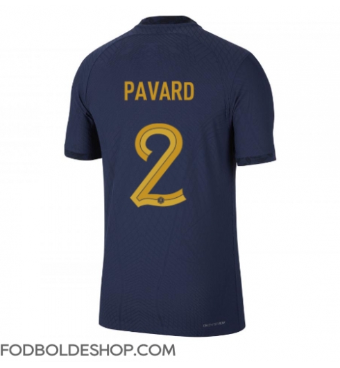 Frankrig Benjamin Pavard #2 Hjemmebanetrøje VM 2022 Kortærmet
