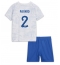 Frankrig Benjamin Pavard #2 Udebanetrøje Børn VM 2022 Kortærmet (+ Korte bukser)