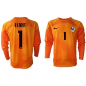 Frankrig Hugo Lloris #1 Målmand Hjemmebanetrøje VM 2022 Langærmet