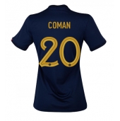 Frankrig Kingsley Coman #20 Hjemmebanetrøje Dame VM 2022 Kortærmet