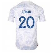 Frankrig Kingsley Coman #20 Udebanetrøje VM 2022 Kortærmet
