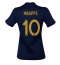 Frankrig Kylian Mbappe #10 Hjemmebanetrøje Dame VM 2022 Kortærmet