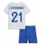 Frankrig Lucas Hernandez #21 Udebanetrøje Børn VM 2022 Kortærmet (+ Korte bukser)