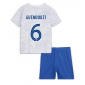 Frankrig Matteo Guendouzi #6 Udebanetrøje Børn VM 2022 Kortærmet (+ Korte bukser)