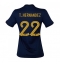 Frankrig Theo Hernandez #22 Hjemmebanetrøje Dame VM 2022 Kortærmet