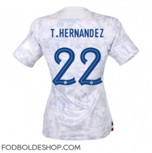 Frankrig Theo Hernandez #22 Udebanetrøje Dame VM 2022 Kortærmet