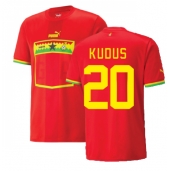 Ghana Mohammed Kudus #20 Udebanetrøje VM 2022 Kortærmet