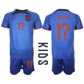 Holland Daley Blind #17 Udebanetrøje Børn VM 2022 Kortærmet (+ Korte bukser)