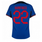 Holland Denzel Dumfries #22 Udebanetrøje VM 2022 Kortærmet