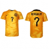 Holland Steven Bergwijn #7 Hjemmebanetrøje VM 2022 Kortærmet