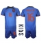 Holland Tyrell Malacia #16 Udebanetrøje Børn VM 2022 Kortærmet (+ Korte bukser)