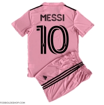 Inter Miami Lionel Messi #10 Hjemmebanetrøje Børn 2023-24 Kortærmet (+ Korte bukser)