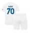 Inter Milan Alexis Sanchez #70 Udebanetrøje Børn 2023-24 Kortærmet (+ Korte bukser)