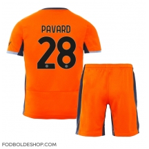 Inter Milan Benjamin Pavard #28 Tredjetrøje Børn 2023-24 Kortærmet (+ Korte bukser)