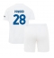 Inter Milan Benjamin Pavard #28 Udebanetrøje Børn 2023-24 Kortærmet (+ Korte bukser)