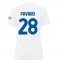 Inter Milan Benjamin Pavard #28 Udebanetrøje Dame 2023-24 Kortærmet