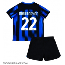 Inter Milan Henrikh Mkhitaryan #22 Hjemmebanetrøje Børn 2023-24 Kortærmet (+ Korte bukser)