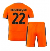 Inter Milan Henrikh Mkhitaryan #22 Tredjetrøje Børn 2023-24 Kortærmet (+ Korte bukser)