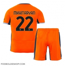 Inter Milan Henrikh Mkhitaryan #22 Tredjetrøje Børn 2023-24 Kortærmet (+ Korte bukser)