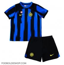 Inter Milan Hjemmebanetrøje Børn 2023-24 Kortærmet (+ Korte bukser)