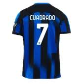 Inter Milan Juan Cuadrado #7 Hjemmebanetrøje 2023-24 Kortærmet