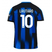 Inter Milan Lautaro Martinez #10 Hjemmebanetrøje 2023-24 Kortærmet