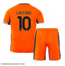 Inter Milan Lautaro Martinez #10 Tredjetrøje Børn 2023-24 Kortærmet (+ Korte bukser)