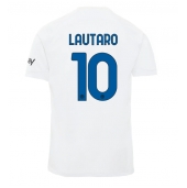 Inter Milan Lautaro Martinez #10 Udebanetrøje 2023-24 Kortærmet