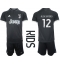 Juventus Alex Sandro #12 Tredjetrøje Børn 2023-24 Kortærmet (+ Korte bukser)