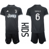 Juventus Danilo Luiz #6 Tredjetrøje Børn 2023-24 Kortærmet (+ Korte bukser)