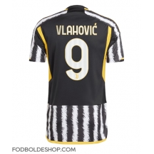 Juventus Dusan Vlahovic #9 Hjemmebanetrøje 2023-24 Kortærmet